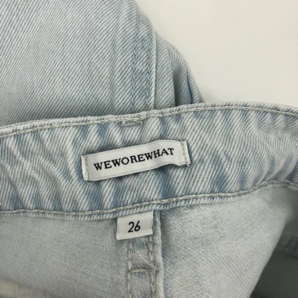 NWT WeWoreWhat The Icon High Waisted Light Wash Bootcut Jean - Picture 8 of 11